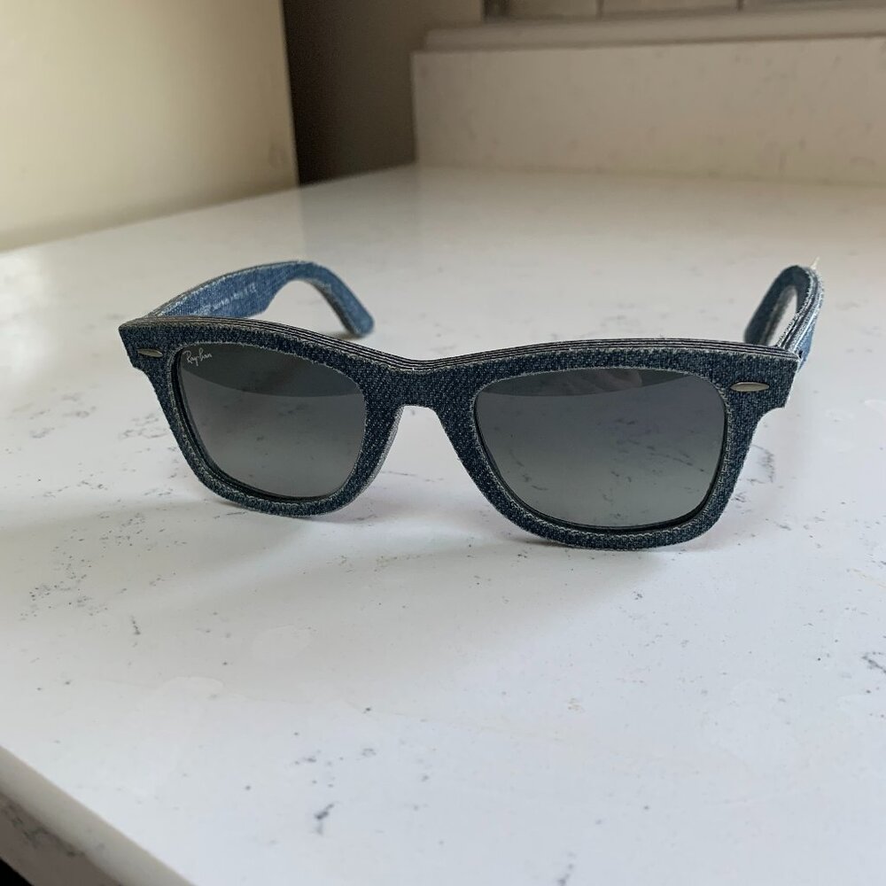 Ray Ban Wayfarer denim frames